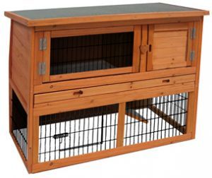 Flamingo Loft Rabbit Hutch - OS